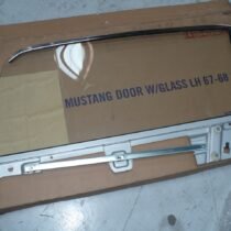 Mustang 67-68 Convertible Door Glass Complete LH