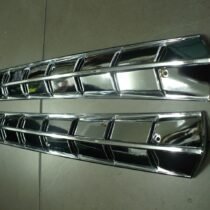 Mazda RX3 Coupe Rear Pillar Vents (2pc) Chrome