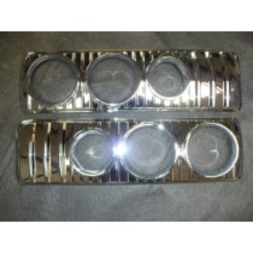 Mazda RX3 Tail Light Surrounds – Chrome