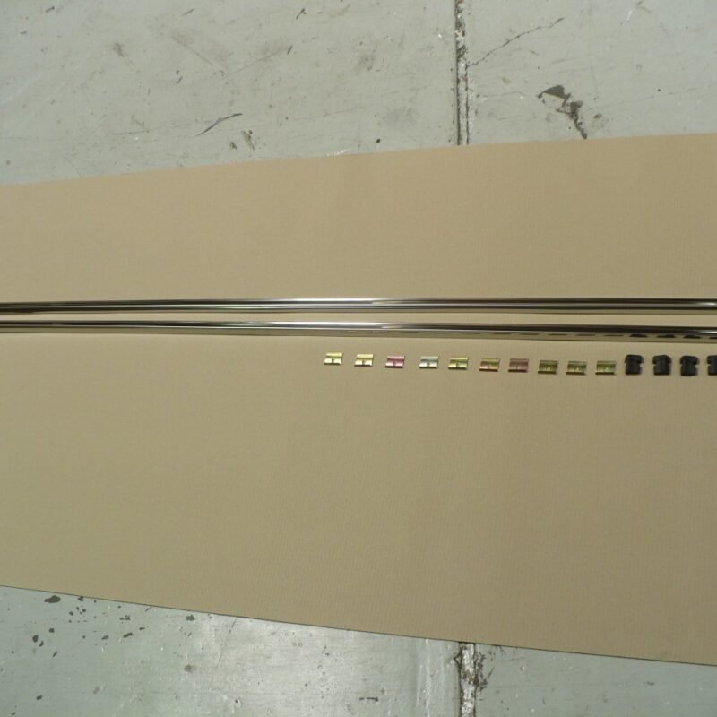 Mazda RX2 Sill Kit (2pc) with Clips (10pc) and End Cap Rubbers (4pc)
