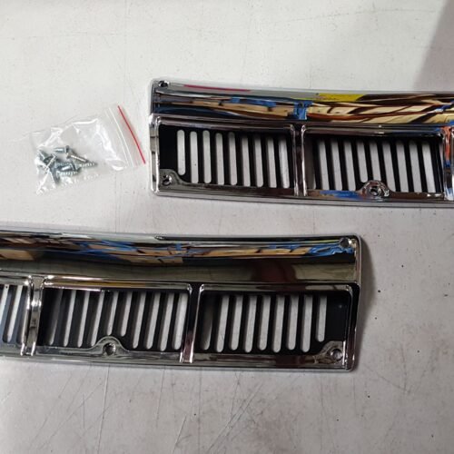 Datsun 1200 Chrome Cowl Vent Scoops
