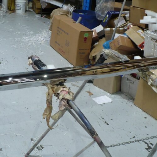 Datsun 1600/510/Blue Bird One piece style Chrome Front Bumper Bar WITHOUT Overrider Holes