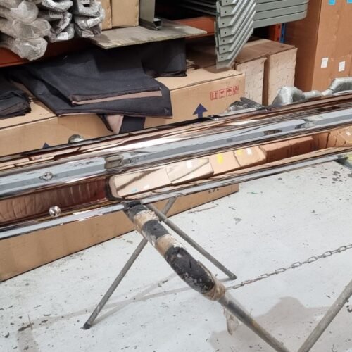 Chevrolet 1957 Rear Chrome Bumper Bar Set With Brackets